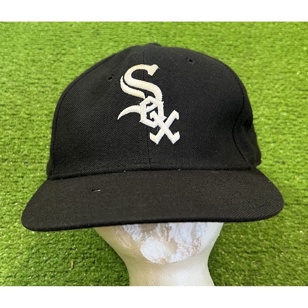 Vintage New Era MLB Diamond Collection Chicago White Sox Wool Fitted Hat 7 1/2